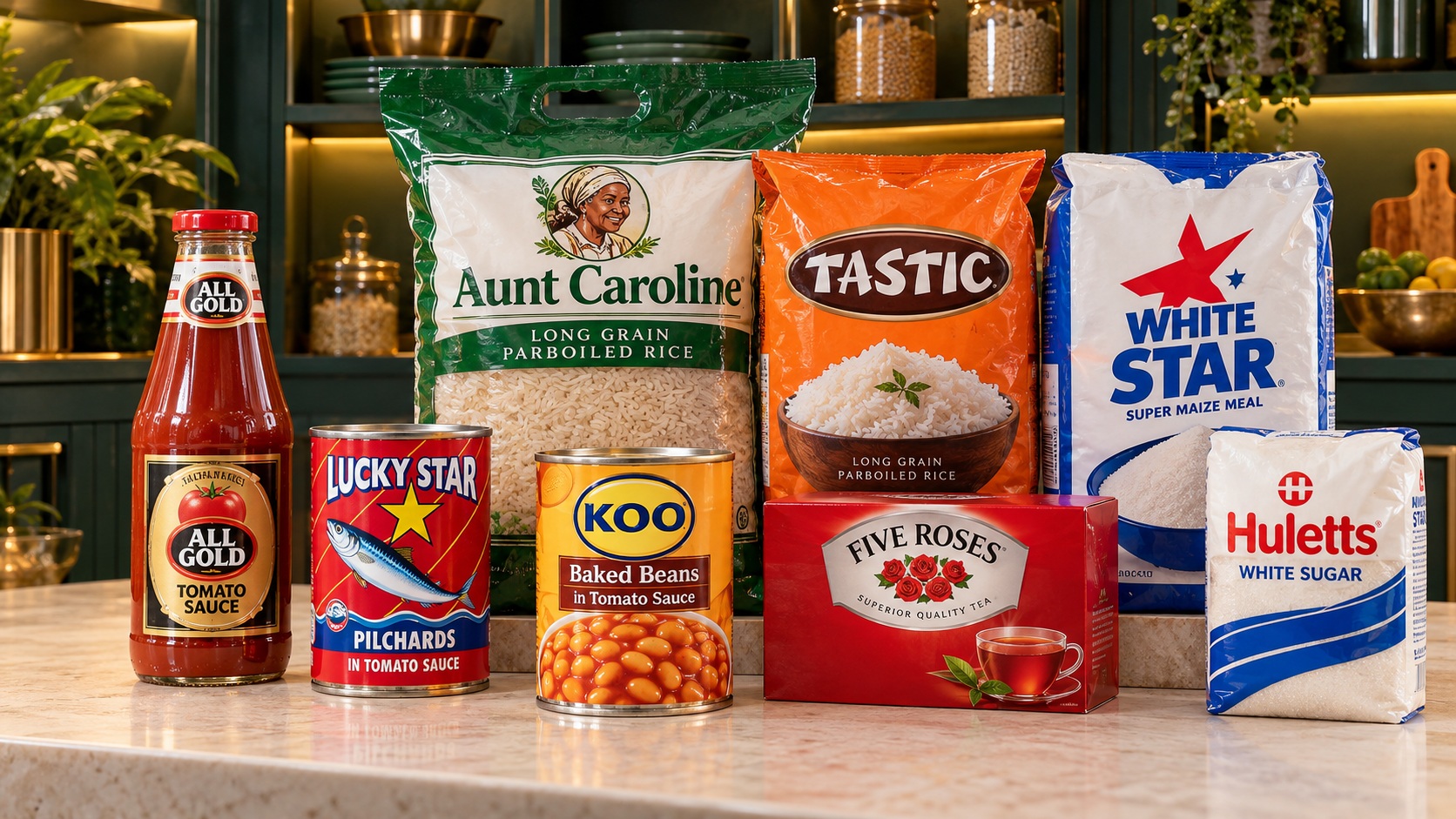 Illustrative premium grocery assortment